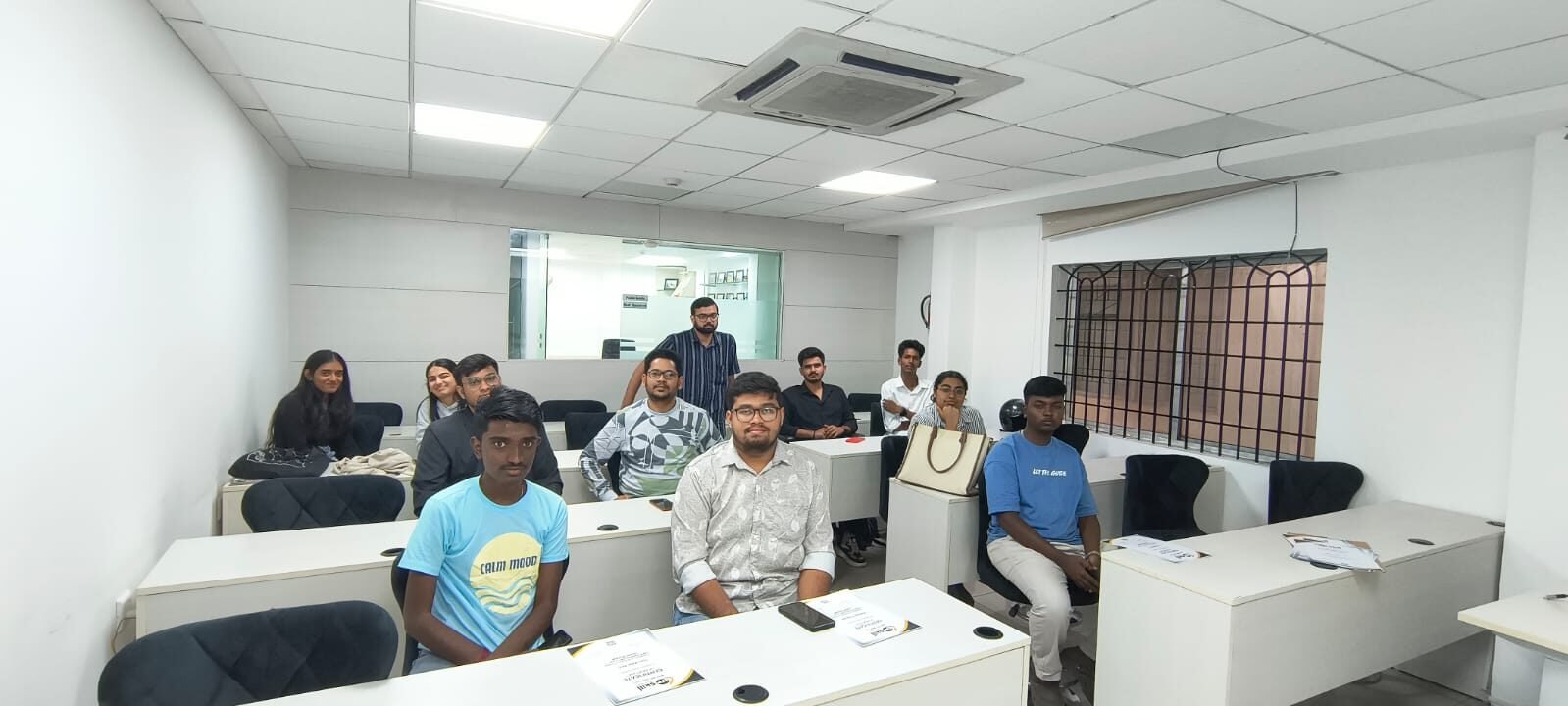 A training room mid-session