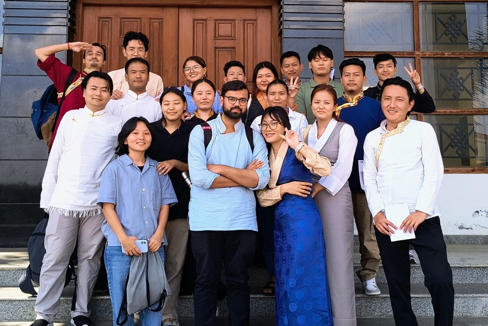 Group photo after a workshop